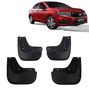Kingsway Techo Car Mud Guard Flaps, Suitable for Honda City, Model Year ...
