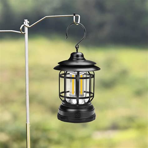 Zorzel Retro Camping Lantern, Portable Camping Light Rechargeable, IPX4 ...