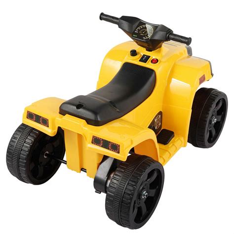 Buy Senbabe Ride on ATV, 6V Battery Powered Electric Quad, High/Low ...