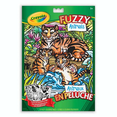 Fuzzy Animals: Colouring Books - 10 Fuzzy Pages | Crayola – Krazy ...