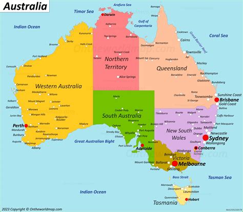 Australian Desert Map