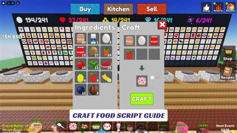 Image result for Cook Food Script Roblox