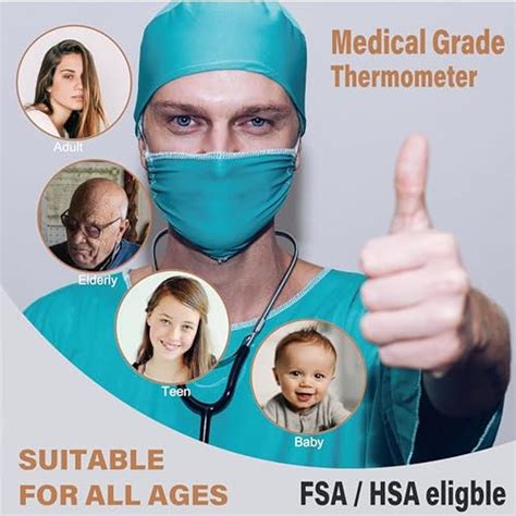 Thermometer Infrared | Amplim Forehead Thermometer No-Touch FDA-Cleared ...