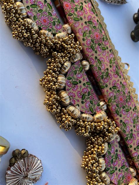 THE SLEEK: Maroon Navratna Patola and Inflorescence Divine Pichwai Cla ...