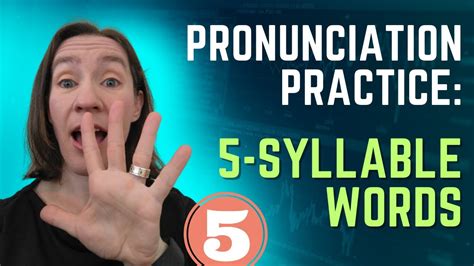 Can YOU Pronounce These 5-Syllable Words in English? - YouTube