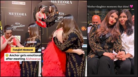 Queen of hearts: Aishwarya Rai hugs a female fan who cried inconsolably ...