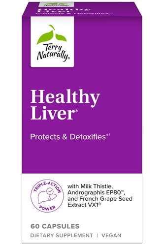 Terry Naturally Healthy Liver -- 60 Capsules - Vitacost