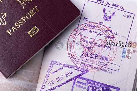国外留学出国签证visa高清图片下载-正版图片501424336-摄图网
