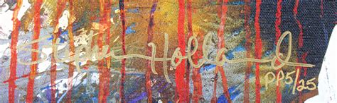 Lot Detail - Derek Jeter Impressive Signed 30" x 46" Stephen Holland ...