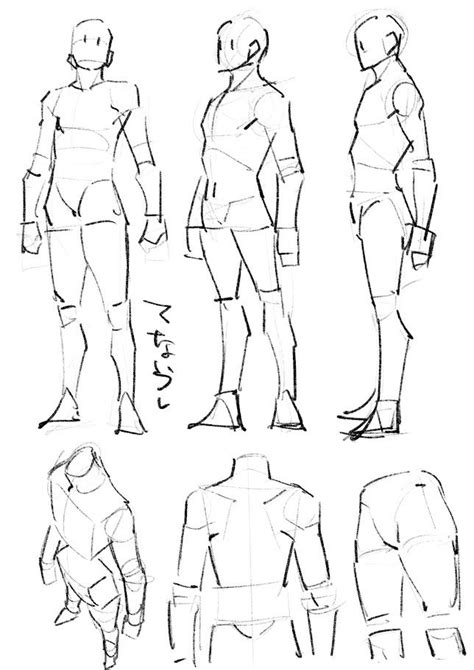 Image result for Drawing Body Parts Using Shapes