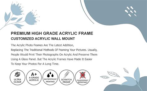 Giftplease Customised Photo Frame Personalized Text with Stand | Table ...