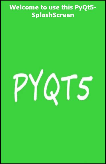 Image result for Splash Screen PyQt5