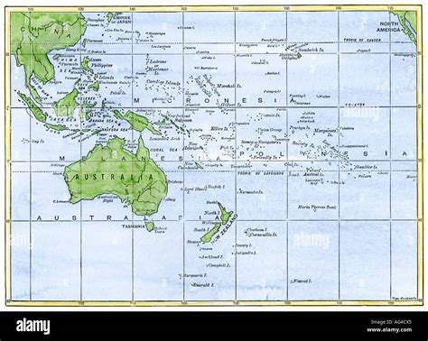 Pacific Islands Map
