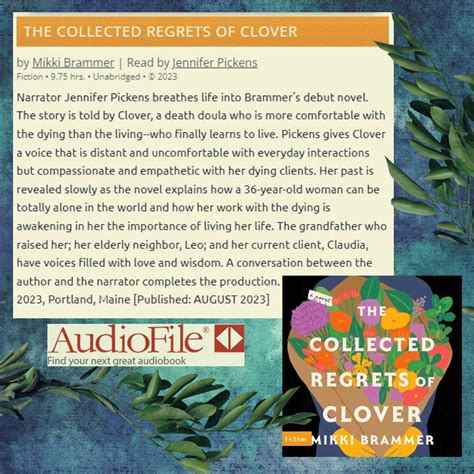 It was a delight to wake up to this review of The Collected Regrets of ...