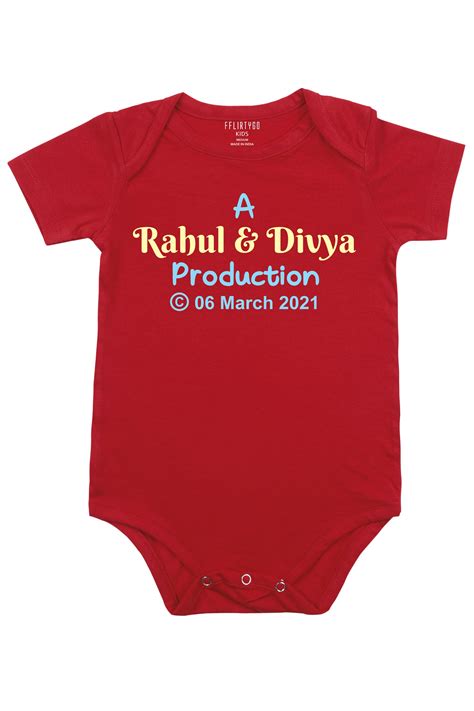 A Production Baby Romper | Onesies w/ Custom Name – FflirtyGo