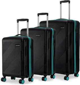 Stony Brook by Nasher Miles Echo HardSided Polycarbonate Luggage Black ...