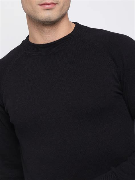 Black Basic Soft Sweater For Men – Prime Porter
