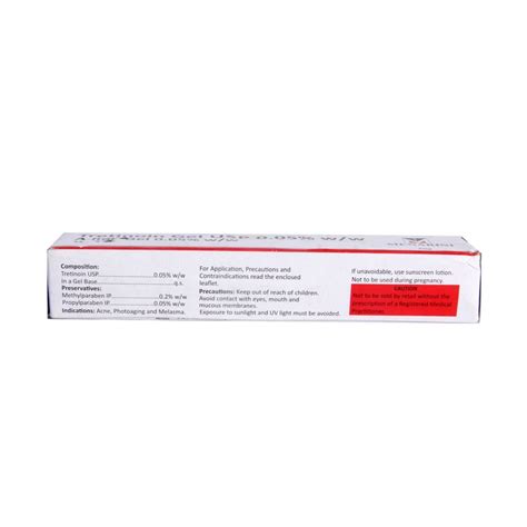 A-Ret 0.05%w/w Gel 20 gm Price, Uses, Side Effects, Composition ...