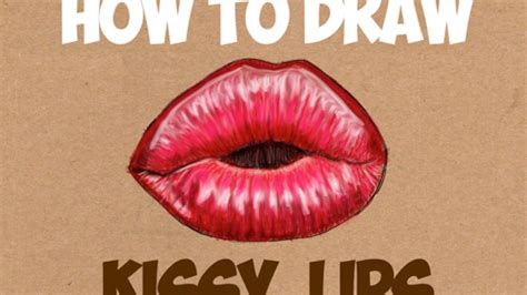 Easy To Draw Kissy Lips Step By Hair | Lipstutorial.org