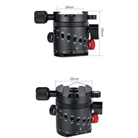 Buy MERISHOPP Camera Tripods Panoramic Indexing Rotator Ball Head with ...