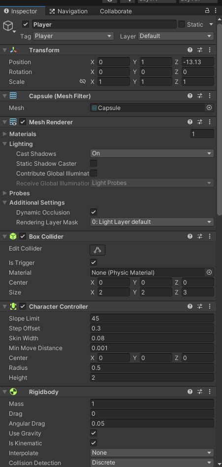 Unity OnTriggerEnter Not Working 的图像结果