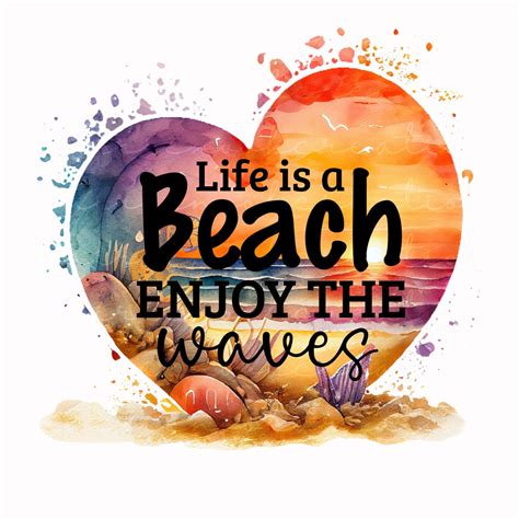 Life is a Beach Png, Beach Png, Sublimation Design, Gift, Pillow Design ...
