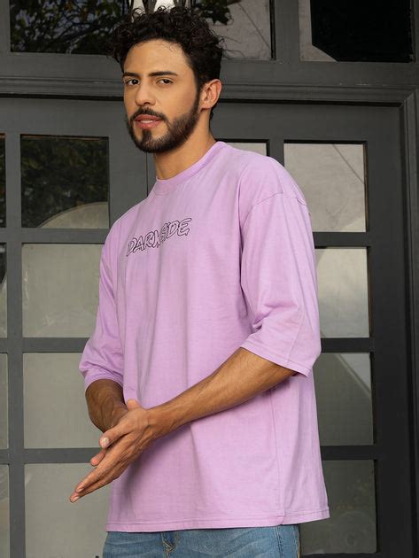 Darkside Lavender Oversized Drop shoulder Tee by Gavin Paris – gavin paris