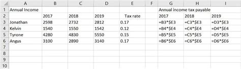 Image result for Mixed Reference Example in Excel