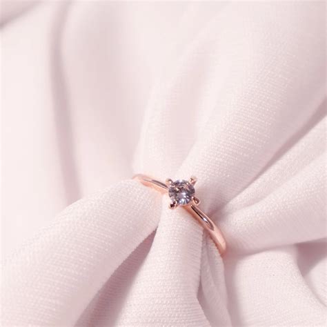 Splendid crystal rose-gold ring | Salty – Salty Accessories