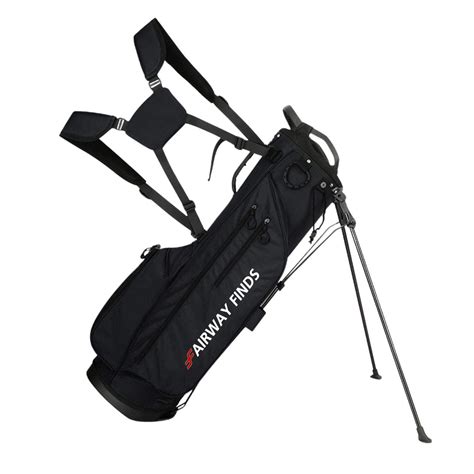 Fairway Finds Lightweight Golf Stand Bag, Multi-Pocket Storage, Black ...