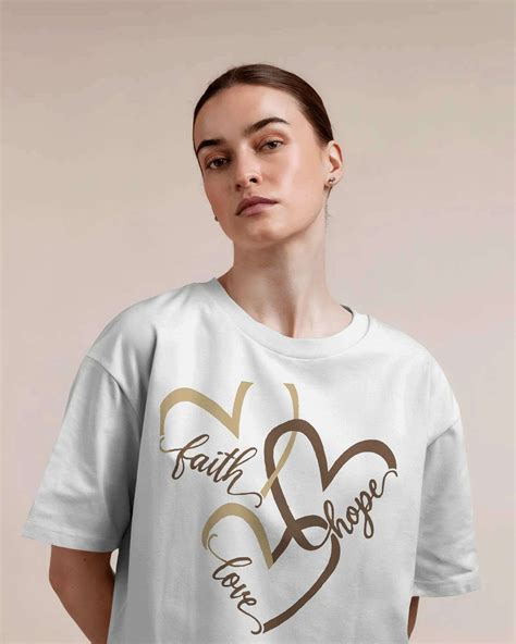 Faith Love Hope | Unisex Elevated Premium Cotton T-Shirt | Lumina Coll ...