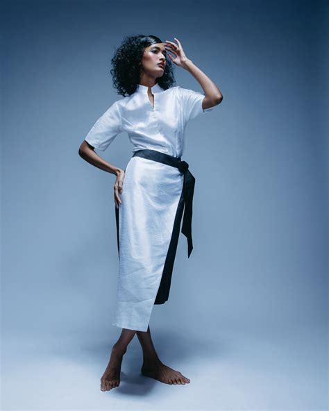 Black & White Wrap Skirt | Chhaya Gandhi Design Studio