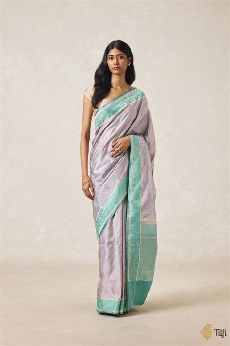 Tanchoi Rhymes - Pure Silk Tanchoi Weave Handloom Banarasi Sarees - Tilfi