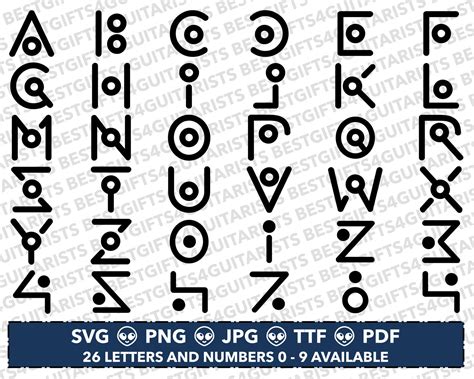 Image result for Alien Symbol Font