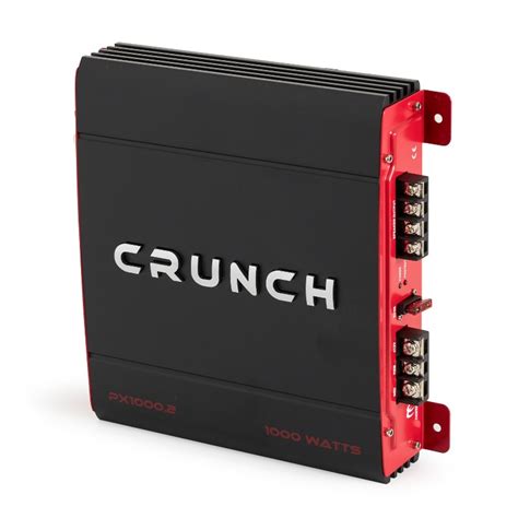 Buy Crunch 2 Channel 1000 Watt Amp A/B Class Car Audio Stereo Amplifier ...