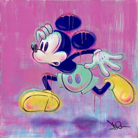 Mickey Mouse ''What's Burning?'' Canvas Artwork by Dom Corona – 14'' x ...