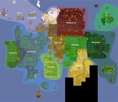 Trailblazer League regions overlayed on Overwold Map : r/2007scape