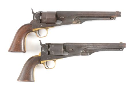 Lot Detail - (A) LOT OF TWO COLT CIVIL WAR PERCUSSION REVOLVERS: 1860 ...