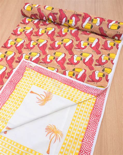 Toucan Cotton Dohar - Minor Defect DHA3 – Phutari