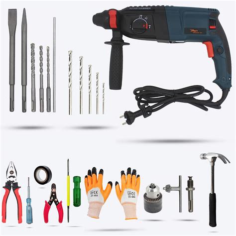 Hillgrove HGCM366M1 1200W 26mm Hammer Impact Drill Machine Forward ...