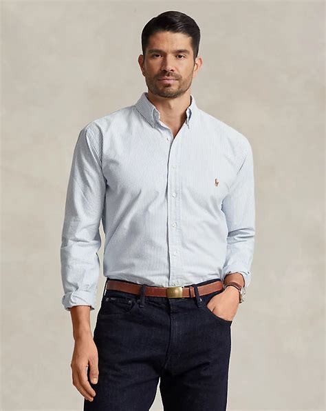 Striped Oxford Shirt for Men | Ralph Lauren® IN