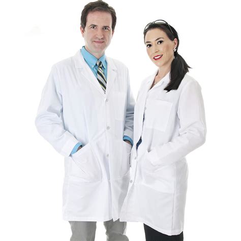 Buy TALVANIALab Coat Men Women White Long Sleeve Unisex Lab Coats ...