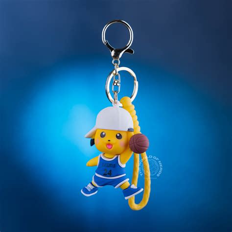 PIKACHU PLAYING BASKETBALL KEYCHAIN – The World Of Nerds