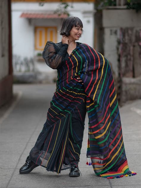 Shop Quirky Printed Pride Sarees|Pride In Me Sarees|Suta