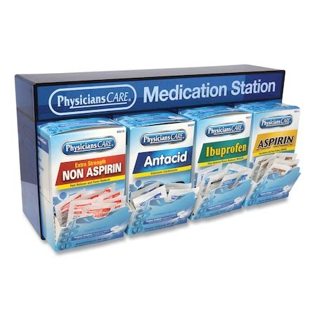 Physicianscare Medicine Station: Aspirin/Ibuprofen/Non Aspirin Pain ...