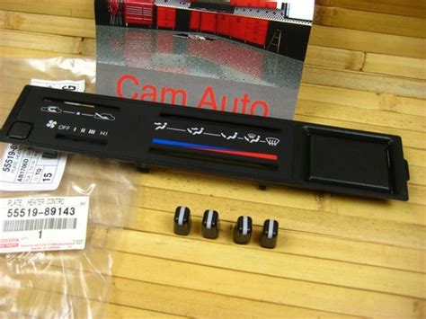 Buy Toyota Pickup Truck 4Runner Dash Heater AC Display Face Plate Knobs ...