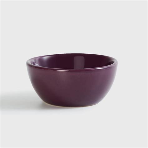 Buy Pavo Colour Connect Purple Stoneware Dip Bowl - Set of 4 from Home ...