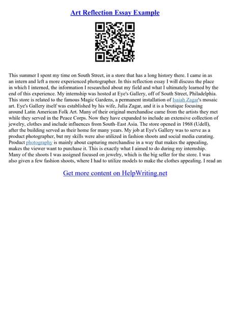 Image result for Sample Reflection