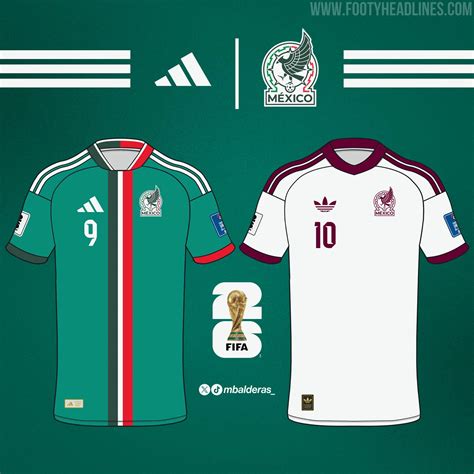Mexico 2026 World Cup Home & Away Kits Leaked - Footy Headlines