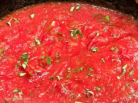 Meatless Spaghetti Sauce | I Heart Recipes